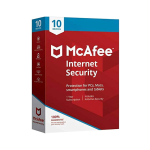 McAfee Internet Security 10 Devices 1 Year Key GLOBAL